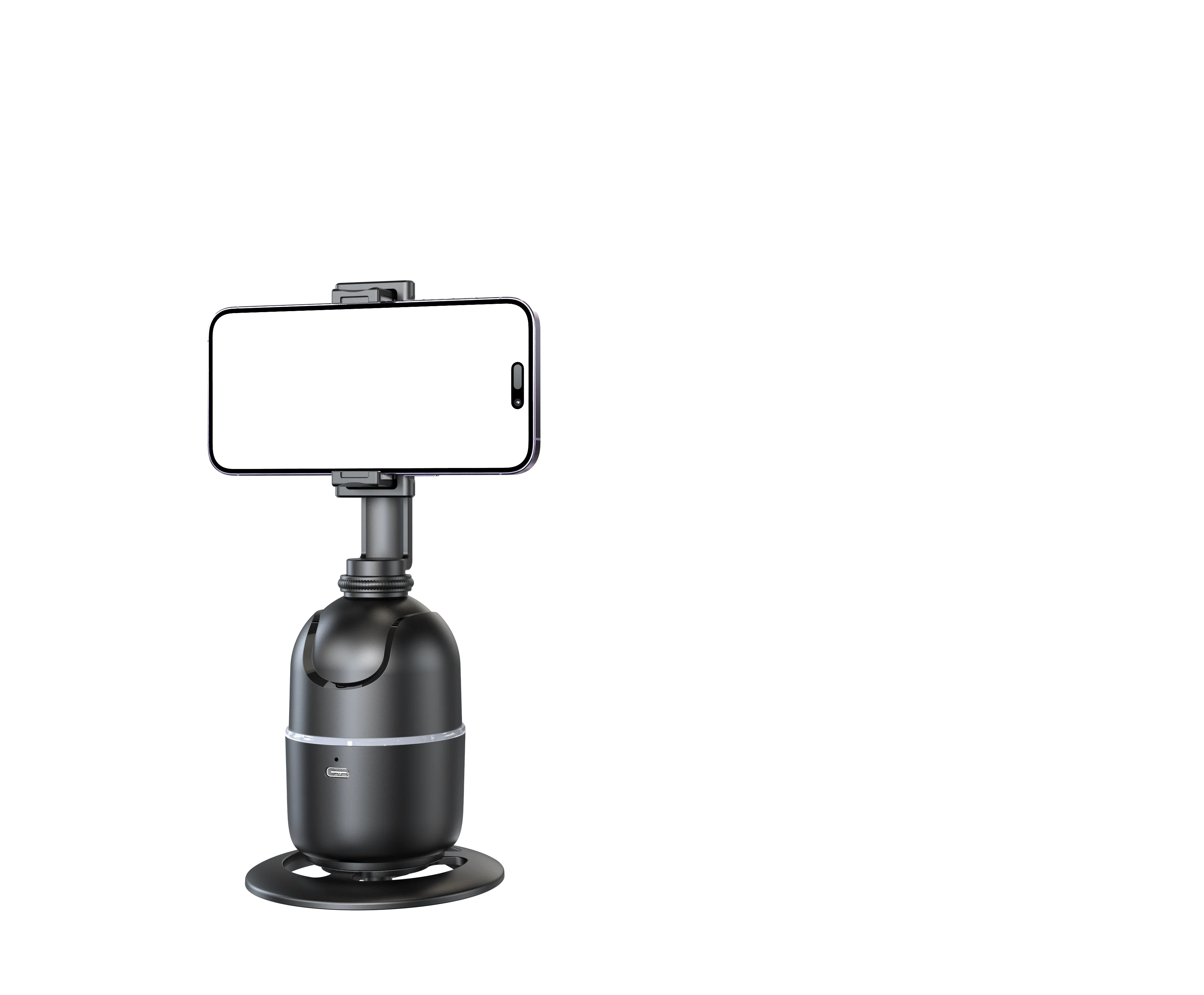 P03 Stabilizer 360°Auto Smart Face Tracking AI Gimbal Desktop Cell Phone Holder Tripod For Camera Smartphone Video Vlog Live