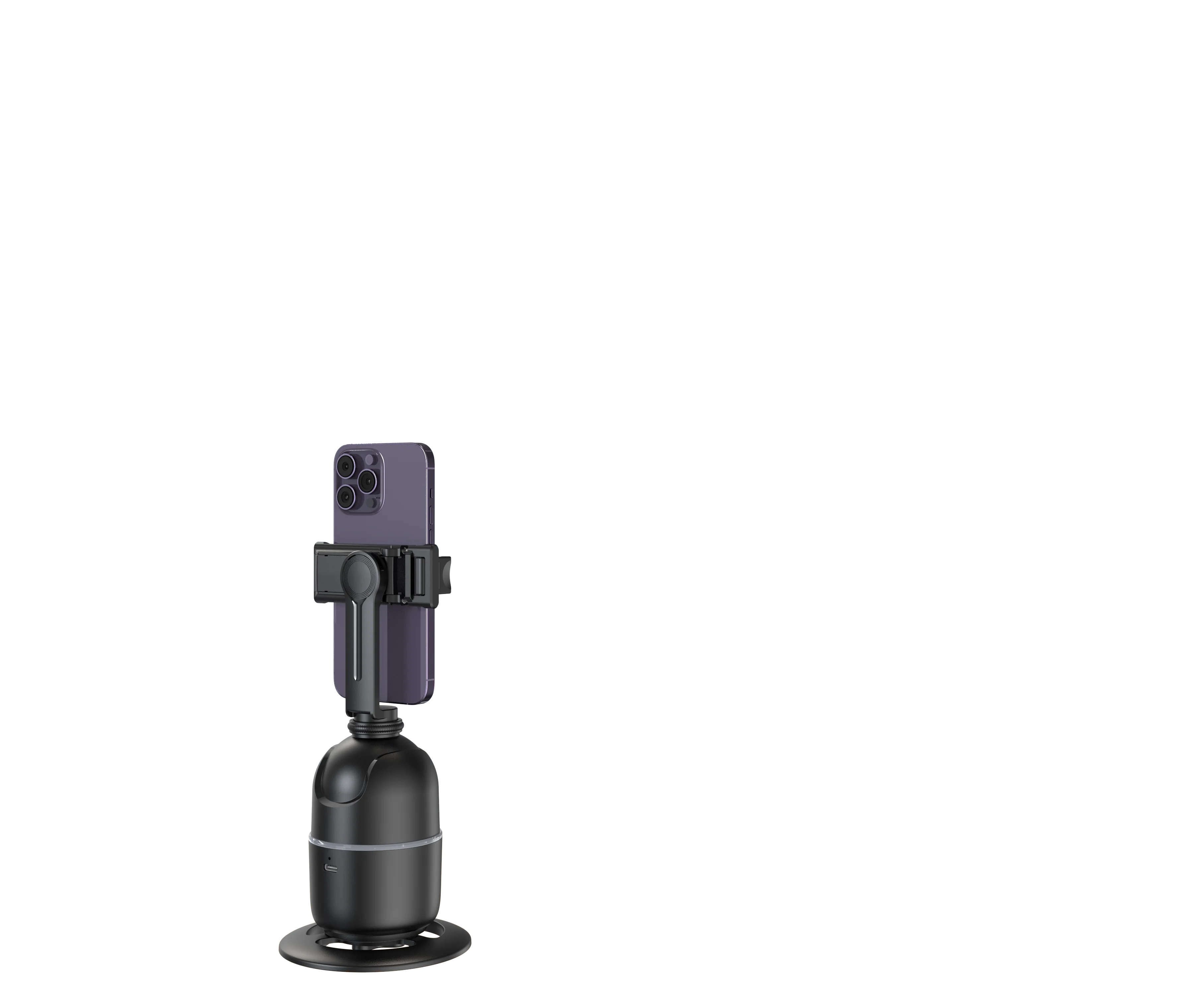 P03 Stabilizer 360°Auto Smart Face Tracking AI Gimbal Desktop Cell Phone Holder Tripod For Camera Smartphone Video Vlog Live