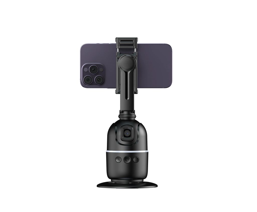 P03 Stabilizer 360°Auto Smart Face Tracking AI Gimbal Desktop Cell Phone Holder Tripod For Camera Smartphone Video Vlog Live