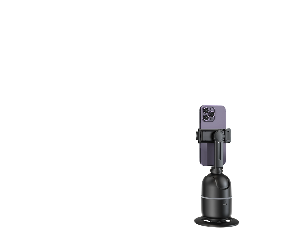 P03 Stabilizer 360°Auto Smart Face Tracking AI Gimbal Desktop Cell Phone Holder Tripod For Camera Smartphone Video Vlog Live