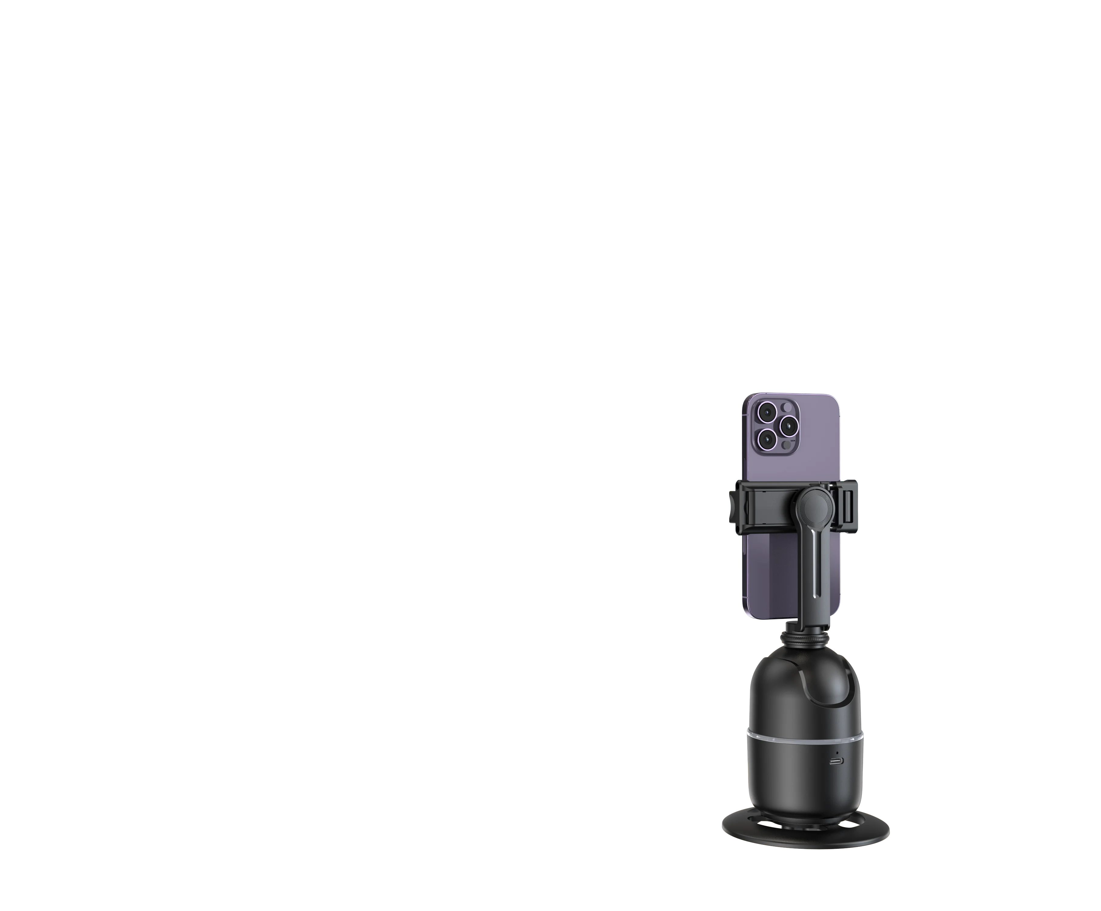 P03 Stabilizer 360°Auto Smart Face Tracking AI Gimbal Desktop Cell Phone Holder Tripod For Camera Smartphone Video Vlog Live